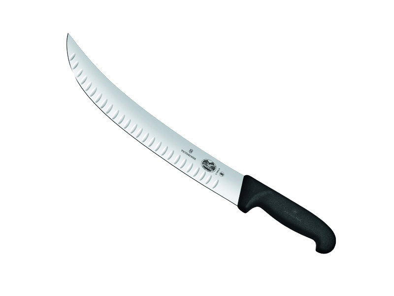 Couteau à abattre Victorinox lame 31 cm alvéolée - manche Fibrox noir