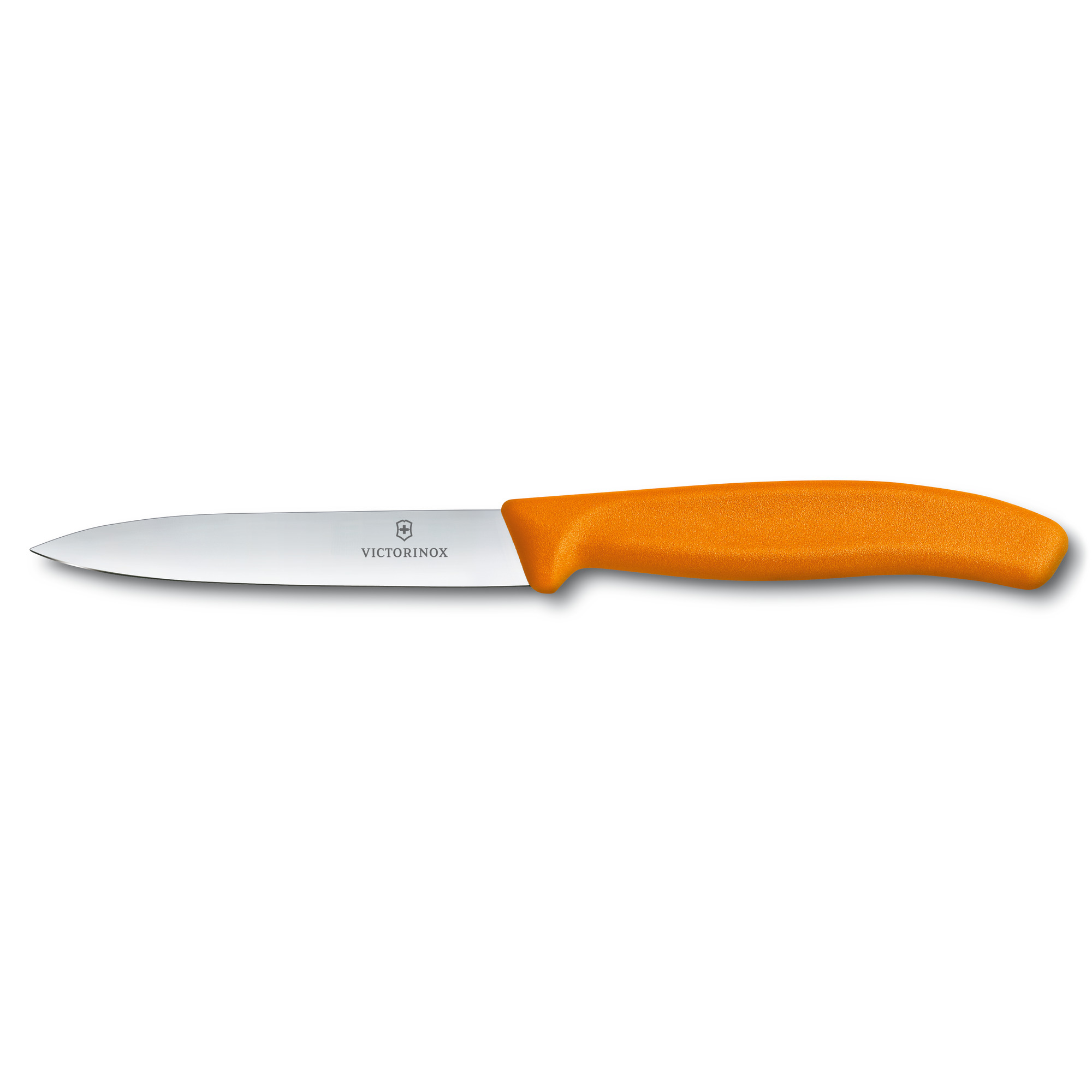 Couteau d'office Victorinox Swiss Classic lame 10 cm pointe milieu - Manche Orange