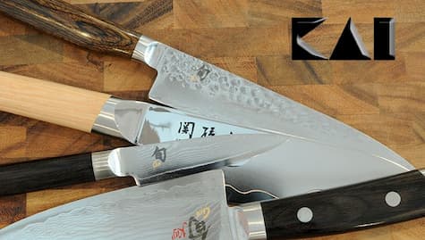 Couteaux de cuisine japonais de la marque Kai