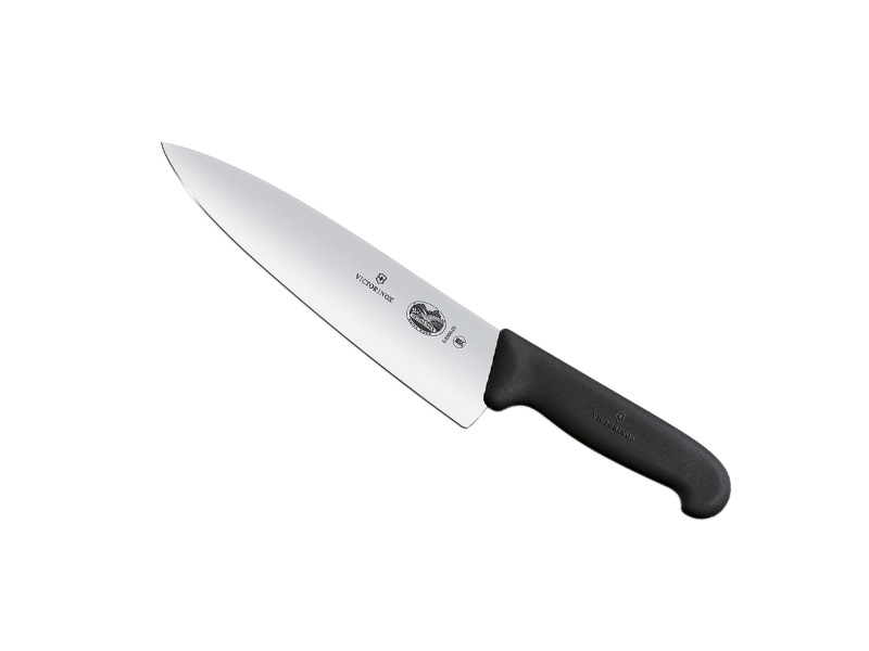 Couteau à découper Victorinox, lame extra large 20 cm - manche Fibrox noir