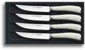 ENSEMBLE DE 4 COUTEAUX A STEAK WUSTHOF IKON IVOIRE