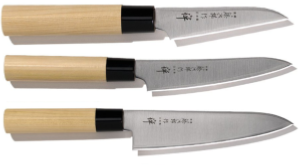 Sets de couteaux de cuisine forme européenne