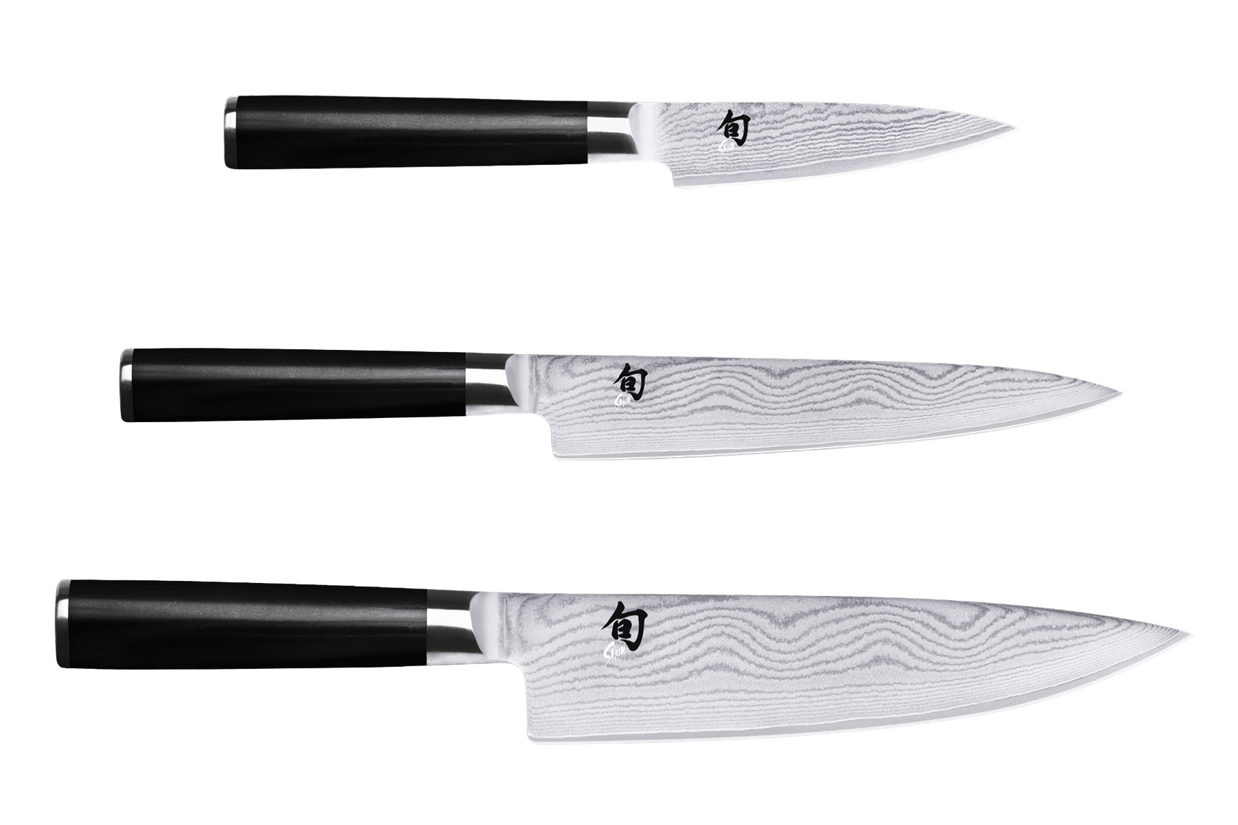 Set de 3 couteaux japonais Kai Shun Classic - type européen