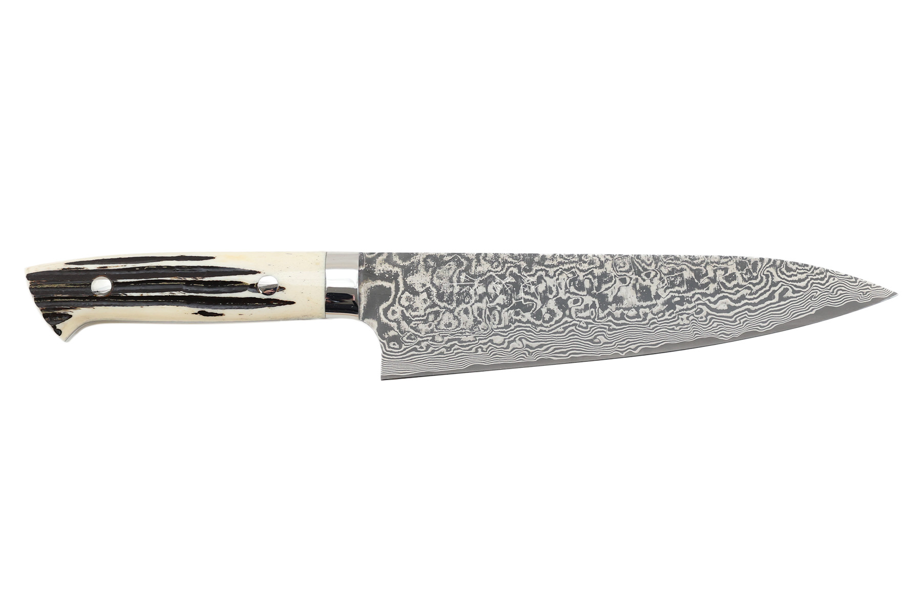 Couteau japonais artisanal de Takeshi Saji SG2 damas - Couteau gyuto 18 cm