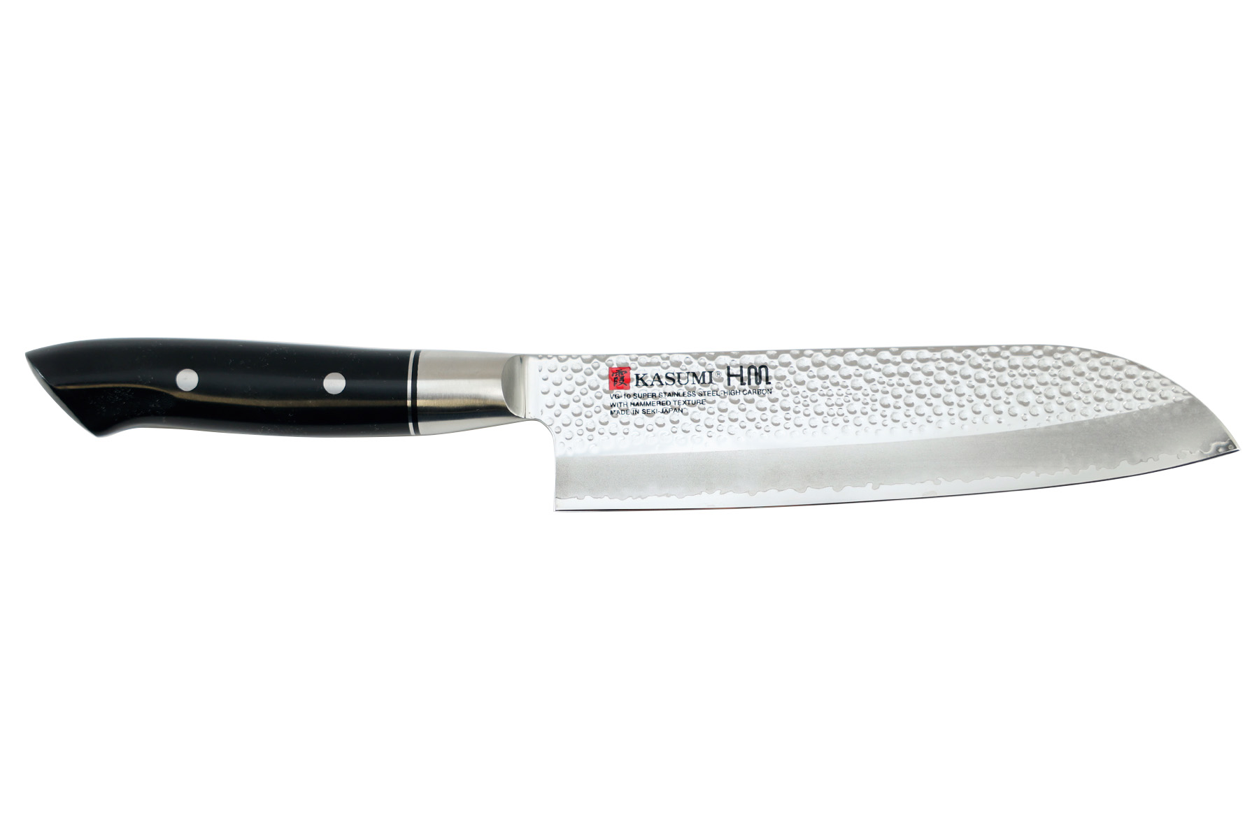 Couteau japonais Kasumi Hammered - Couteau santoku 18 cm