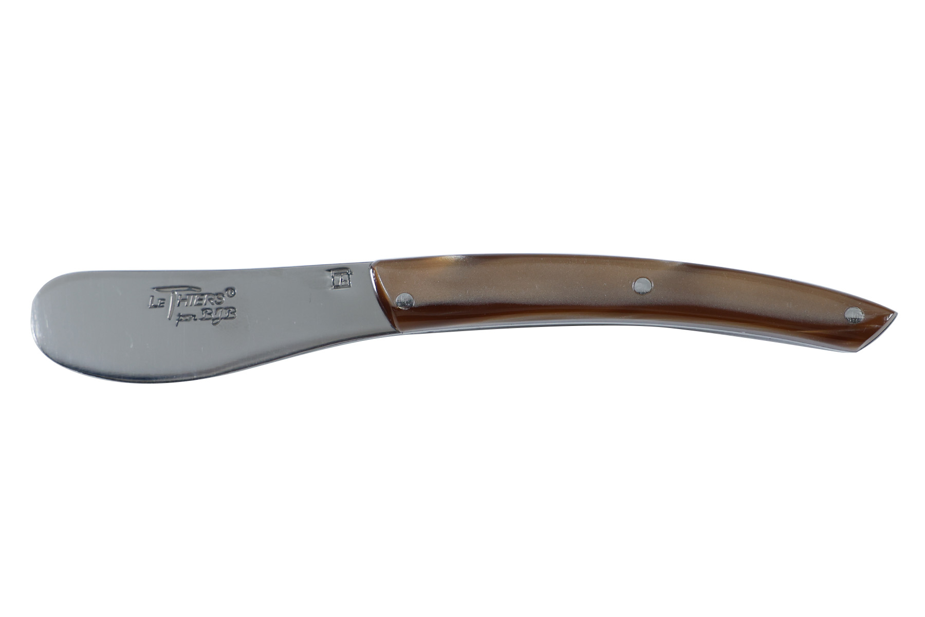 Couteau à beurre BJB Plexi - Marron