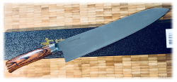 Couteau de cuisine japonais Tamahagane gamme San - chef 27 cm