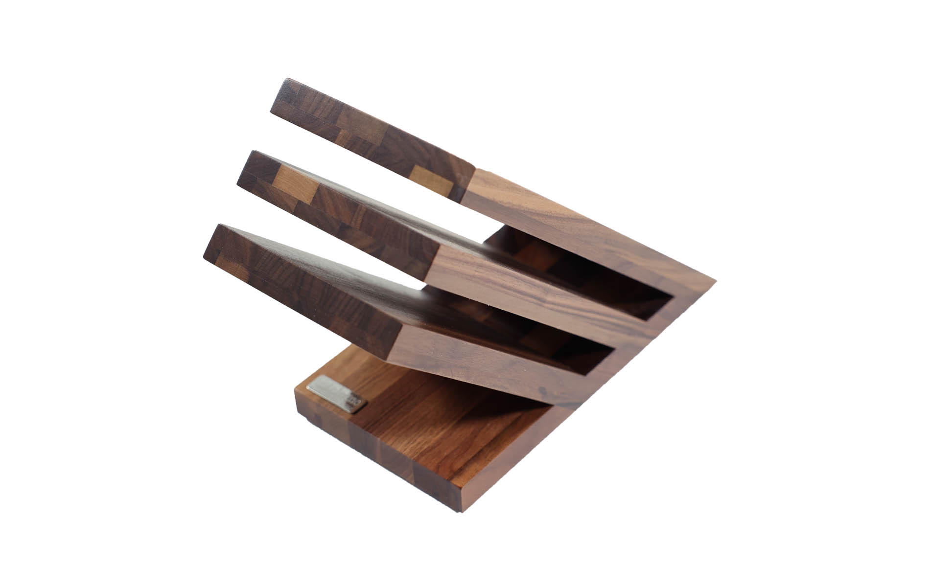 Bloc de rangement pour 6 couteaux japonais - Noyer