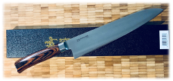 Couteau de cuisine japonais Tamahagane gamme San - chef 24 cm