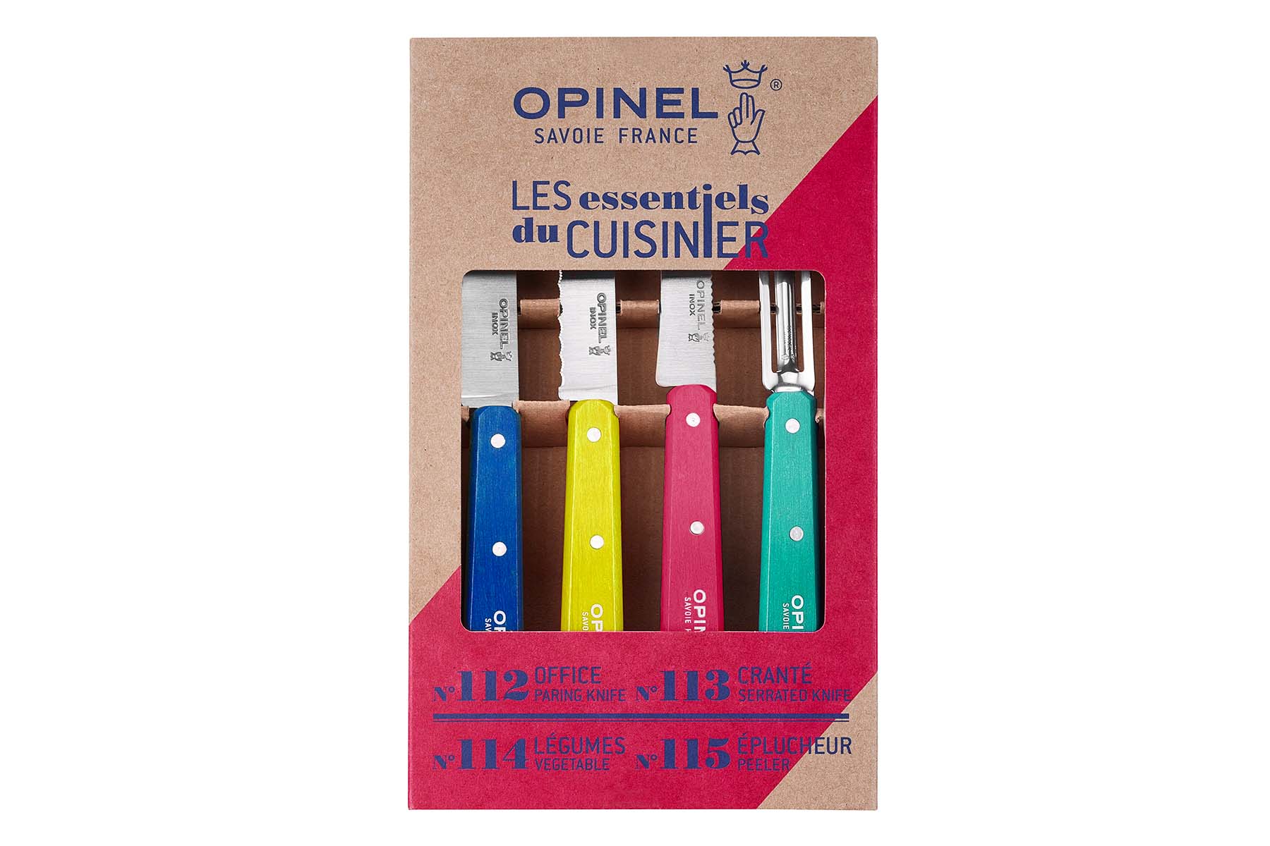 Coffret 4 couteaux Opinel Les Essentiels Pop80