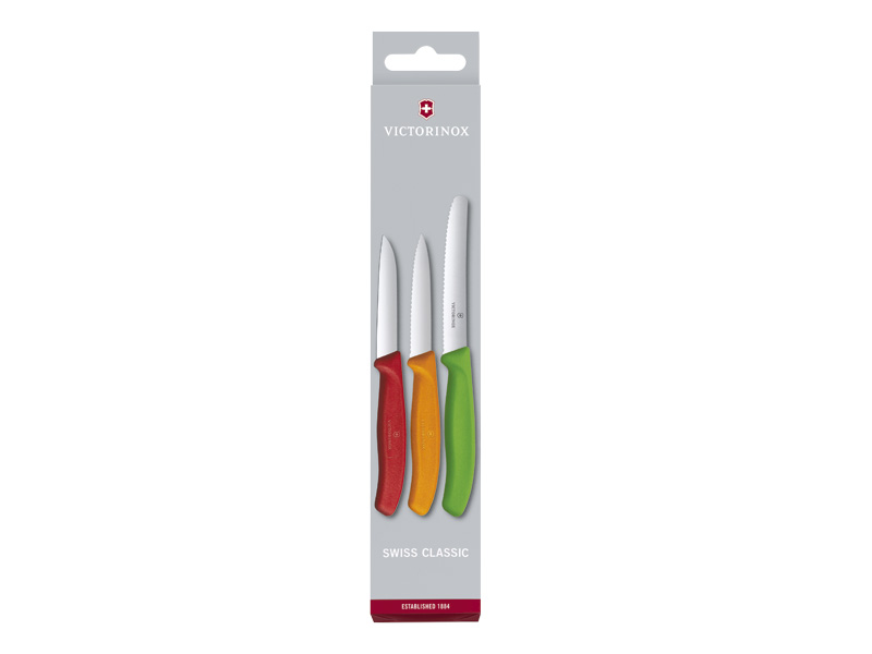 Set de 3 couteaux office Victorinox SwissClassic assortis