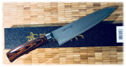 Couteau de cuisine japonais Tamahagane gamme San - chef 18 cm