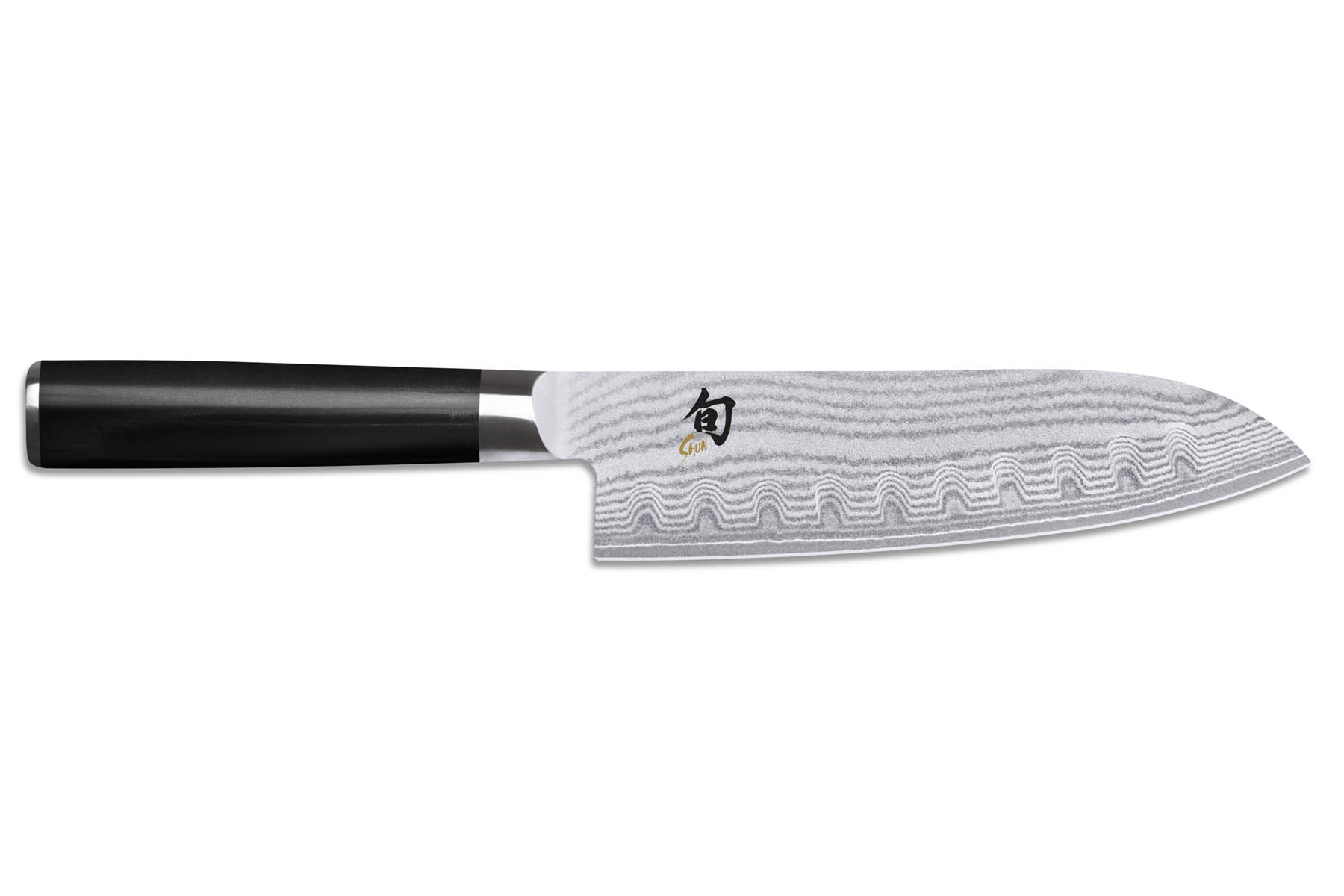 Couteau japonais Kai Shun Classic Damas lame alvéolée - santoku 18 cm