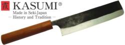 COUTEAU DE CUISINE JAPONAIS ARTISANAL - KASUMI BLACK FORGED - NAKIRI 16,5 CM