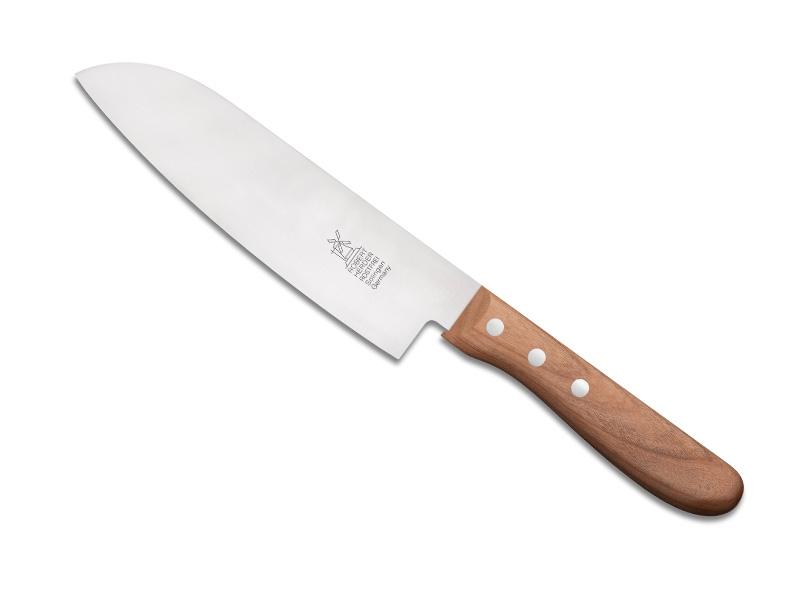 Couteau santoku WINDMÜHLENMESSER 16,5 cm - manche cerisier