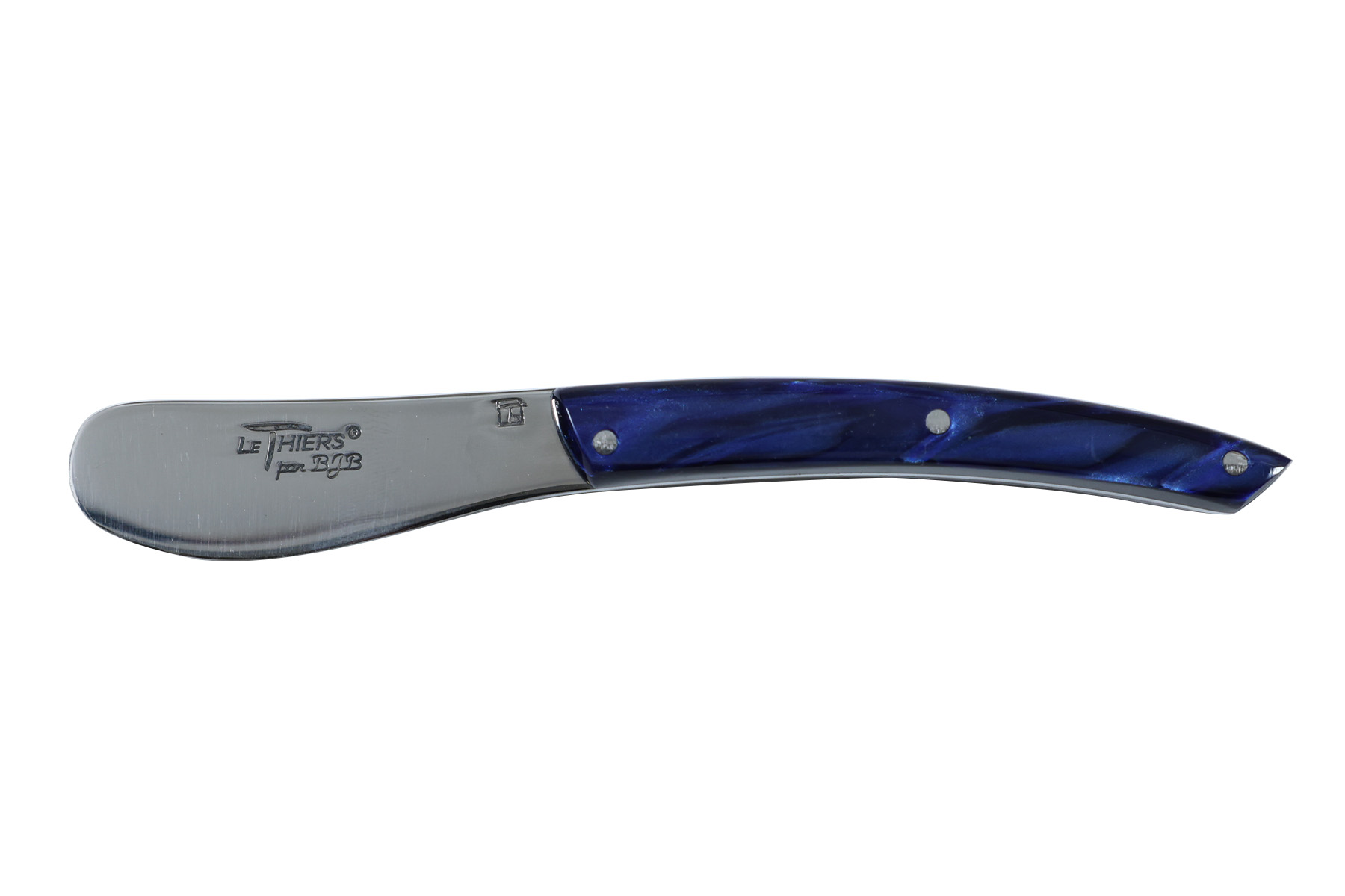 Couteau à beurre BJB Plexi - Bleu foncé
