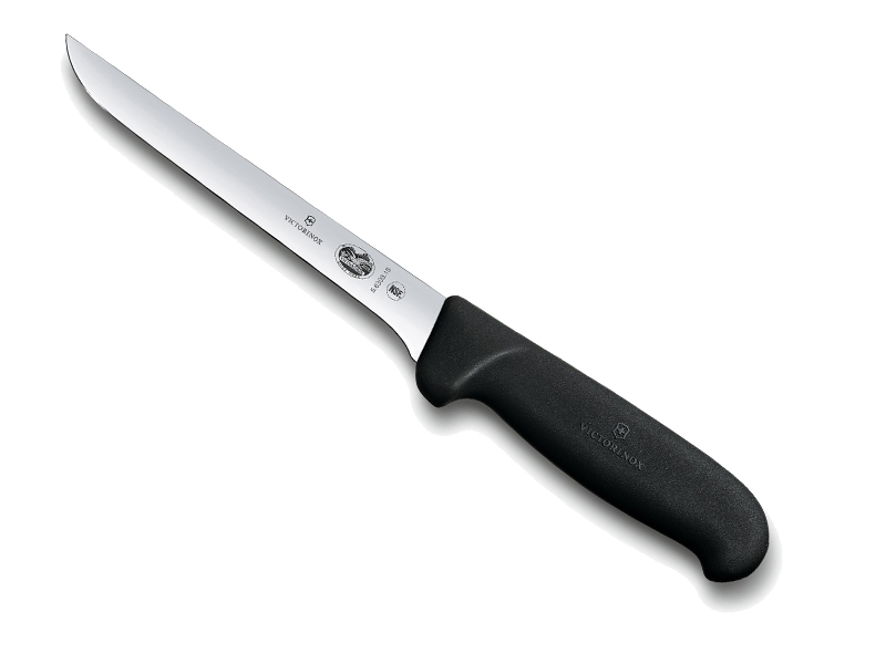 Couteau à désosser Victorinox, lame 12 cm usée - manche noir Fibrox