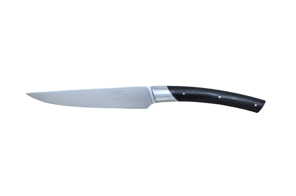 Couteau de cuisine coutellerie Chambriard "Les grands gourmets" - Couteau à tomate 11 cm ébène