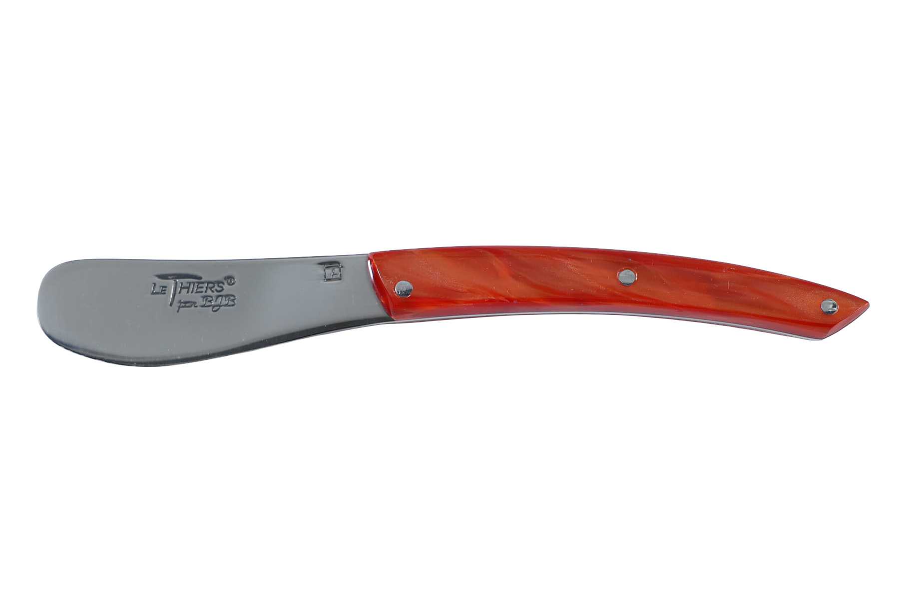 Couteau à beurre BJB Plexi - Orange sanguine