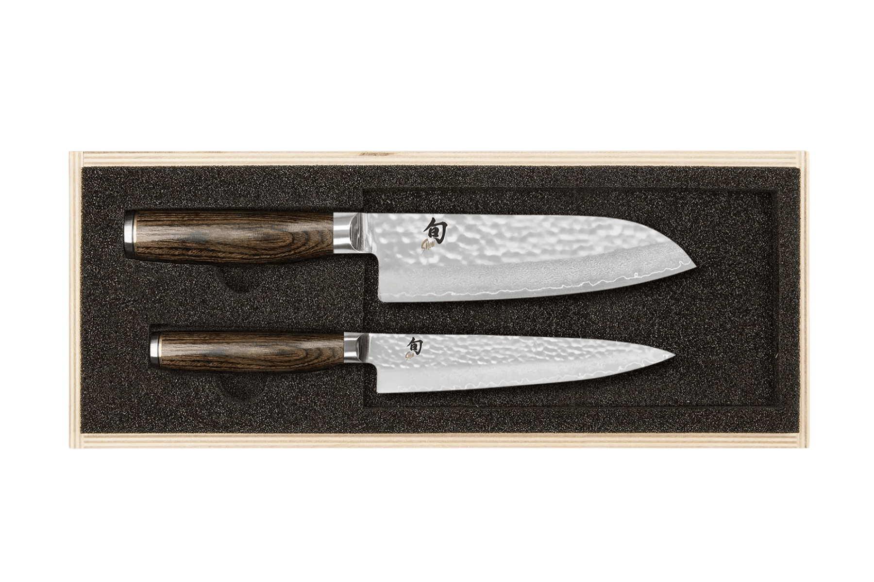 Coffret 2 couteaux japonais Kai Shun Premier Tim Mälzer - Couteau utilitaire et couteau santoku