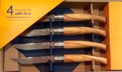 COFFRET DE 4 COUTEAUX DE TABLE OPINEL OLIVIER