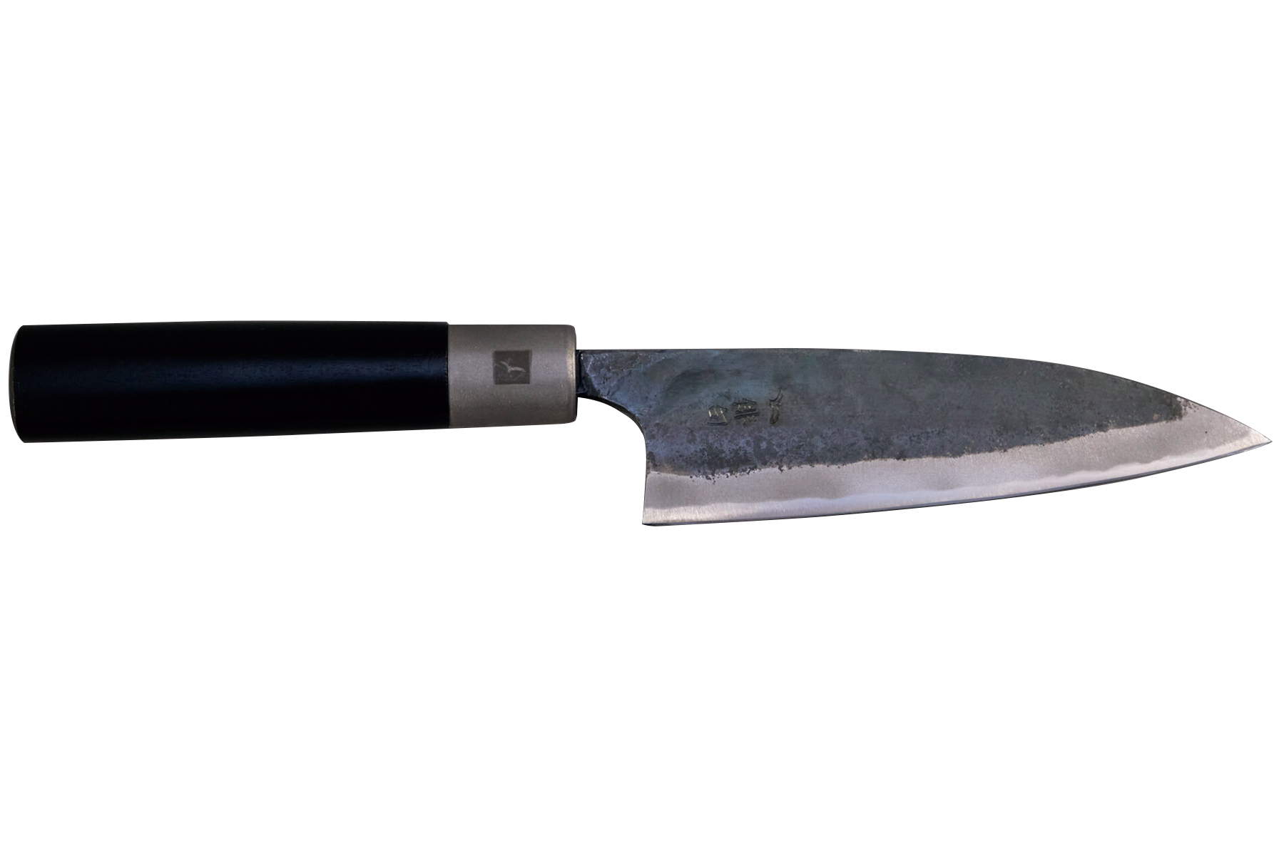 Couteau japonais artisanal Haiku Kurouchi - Couteau funayuki 16 cm