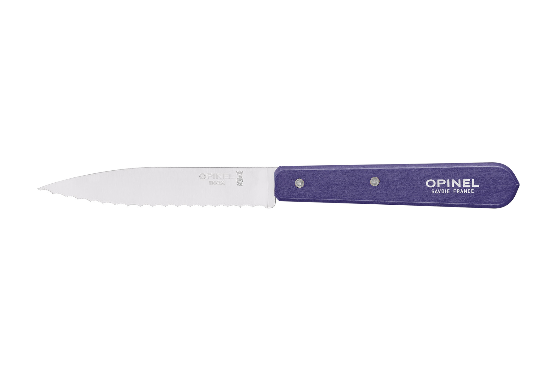 Couteau Opinel cranté N°113 - Coloris violet