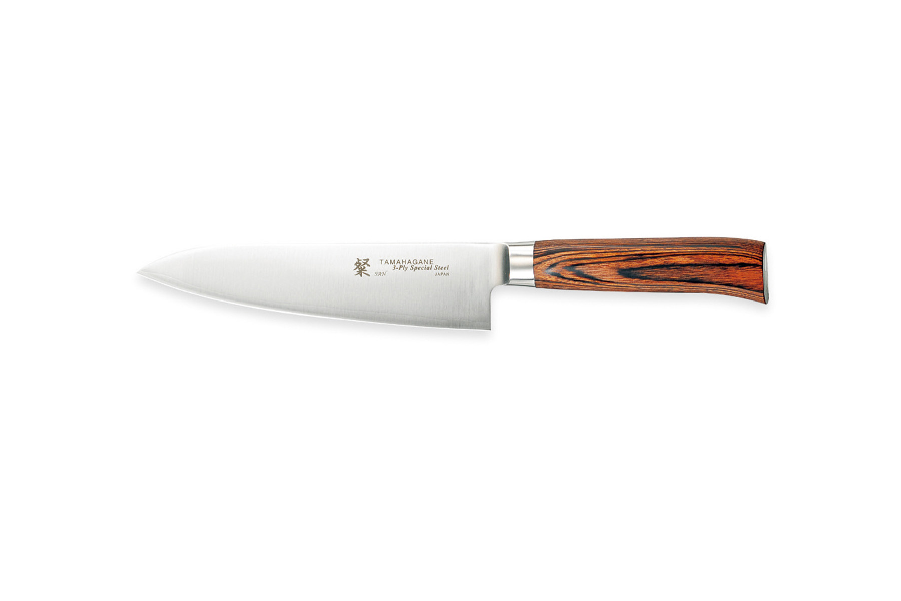 Couteau japonais Tamahagane San - Couteau de chef 18 cm