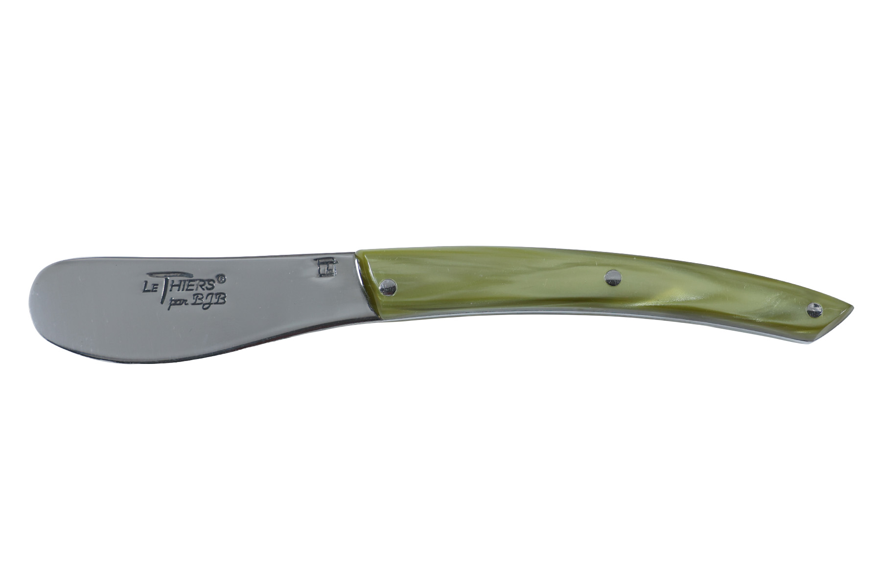 Couteau à beurre BJB Plexi - Kaki