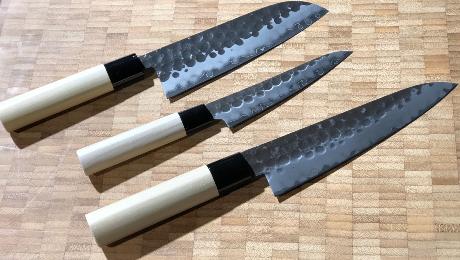 couteaux japonais tojiro zen hammered